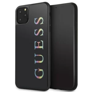 Guess GUHCN65LGMLBK iPhone 11 Pro Max black/black hard case Glitter Logoeng