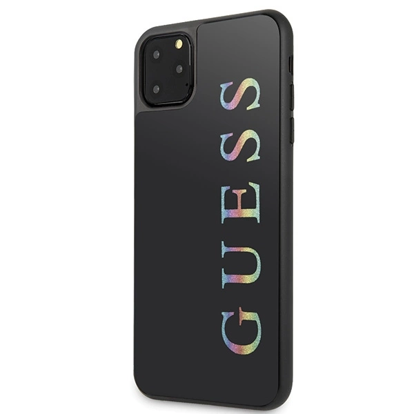 Guess GUHCN65LGMLBK iPhone 11 Pro Max black/black hard case Glitter Logoeng