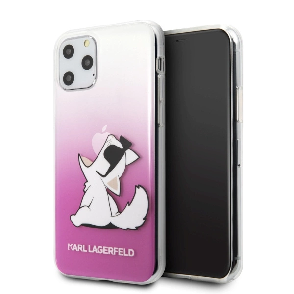 Karl Lagerfeld Choupette Fun iPhone 11 Pro Case - Pinkeng
