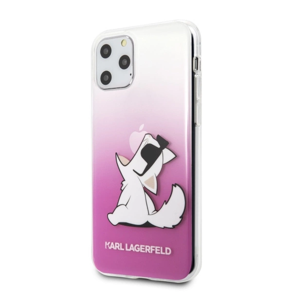 Karl Lagerfeld Choupette Fun iPhone 11 Pro Case - Pinkeng