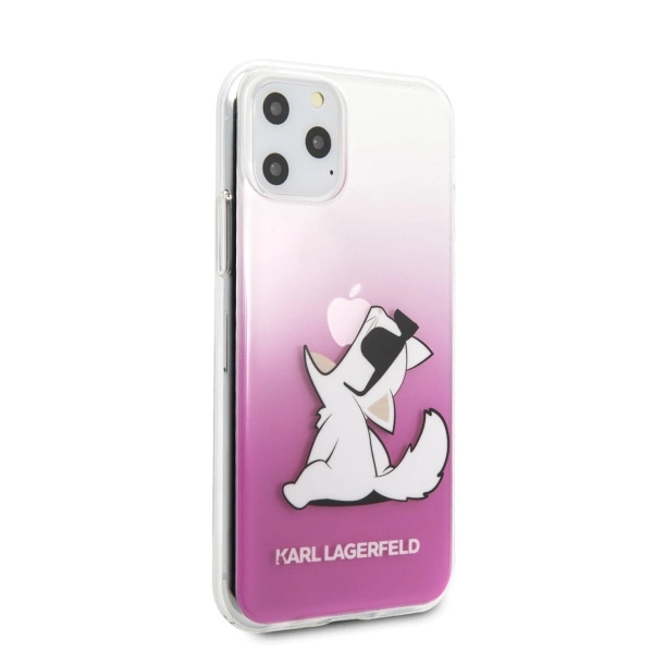 Karl Lagerfeld Choupette Fun iPhone 11 Pro Case - Pinkeng