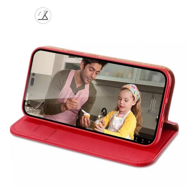 DUX DUCIS wallet case HIVO for IPHONE 15 Pro red