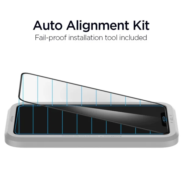 Spigen ALM Glass FC Tempered Glass for iPhone 11 / XR - Blackeng