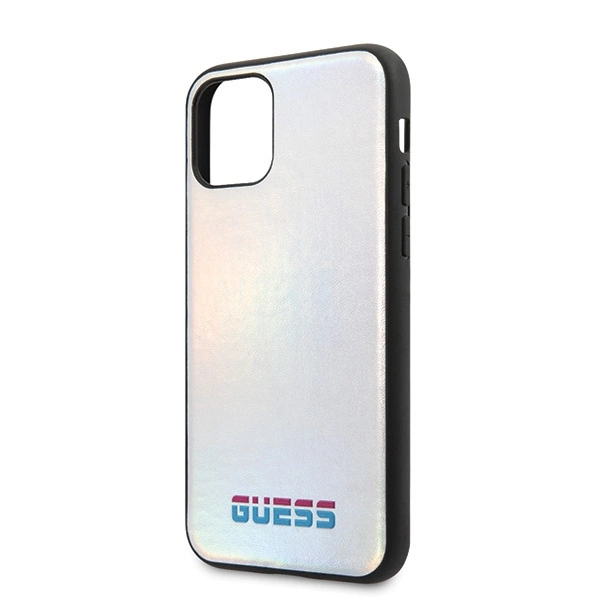 Guess GUHCN65BLD iPhone 11 Pro Max silver/silver hard case Iridescenteng