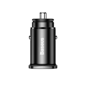 Baseus Square PPS smart car charger with USB Quick Charge 4.0 QC 4.0 and USB-C PD 3.0 SCP ports black (CCALL-AS01)eng