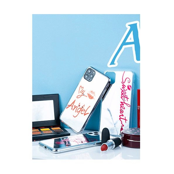 Kingxbar Angel mirror case decorated with original Swarovski crystals iPhone 11 Pro Max transparenteng