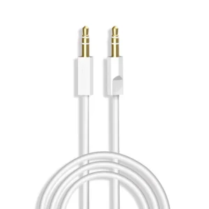 Dudao cable AUX mini jack 3.5mm 1m 3 pole stereo white (L12S white)eng