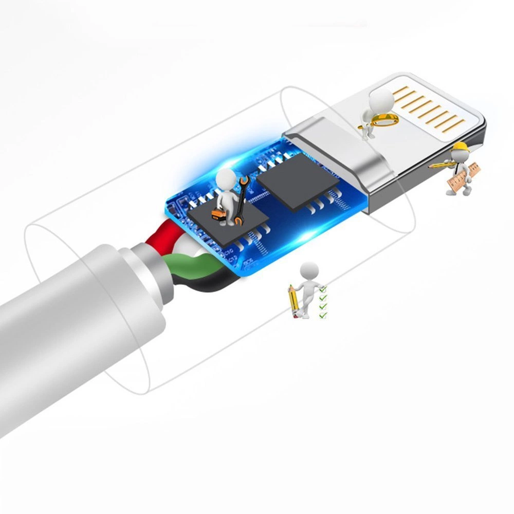 Dudao cable USB / Lightning 3A 1m white (L1L white)eng
