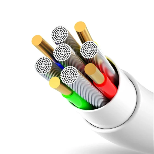 Dudao L2L USB-A / Lightning 3A Cable 2m - Whiteeng