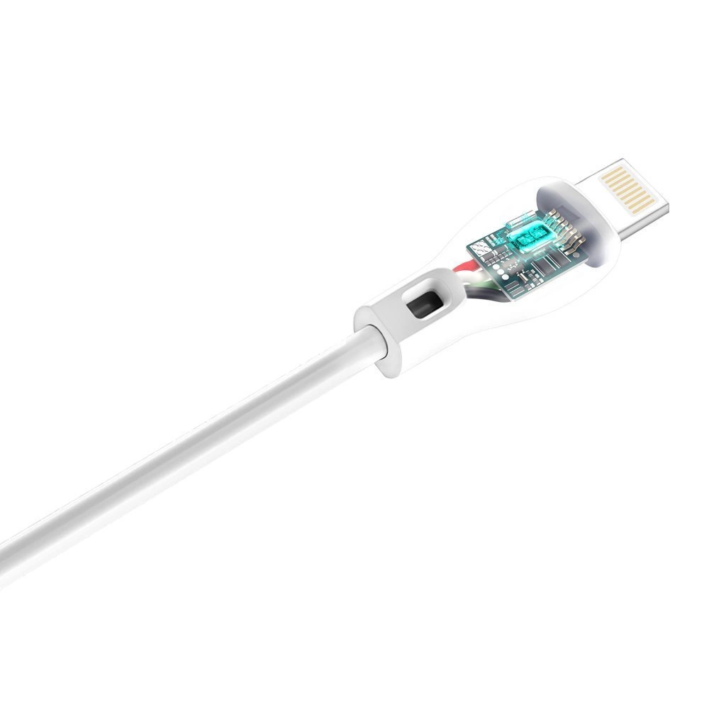 Dudao cable USB / Lightning cable 2.4A 1m white (L4L 1m white)eng
