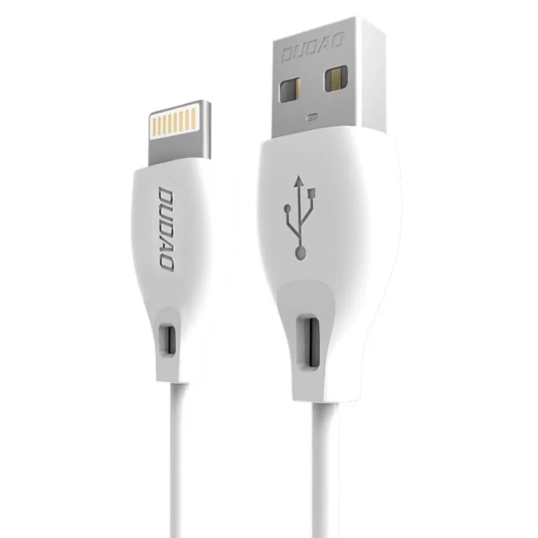 Dudao cable USB / Lightning 2.1A cable 2m white (L4L 2m white)eng