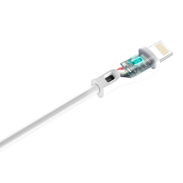 Dudao cable USB / Lightning 2.1A cable 2m white (L4L 2m white)eng