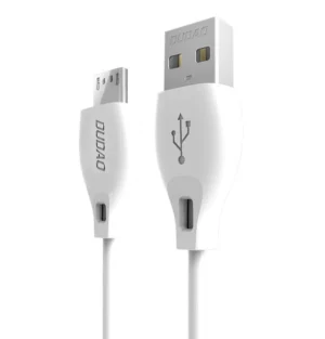 Dudao cable micro USB cable 2.4A 1m white (L4M 1m white)eng