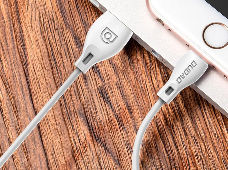 Dudao cable micro USB cable 2.4A 2m white (L4M 2m white)eng