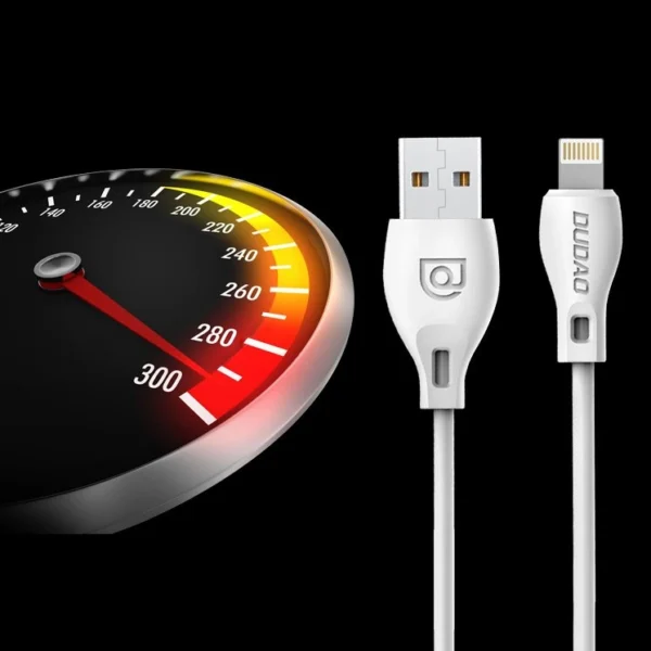 Dudao cable USB Type C 2.1A 1m white (L4T 1m white)eng