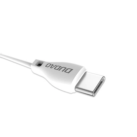 Dudao cable USB Type C 2.1A 2m white (L4T 2m white)eng