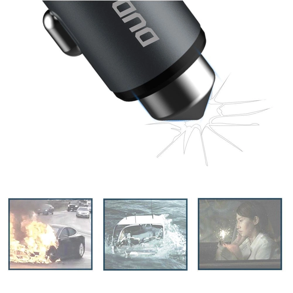 Dudao car charger 2x USB 3.1A gray (R5 gray)eng