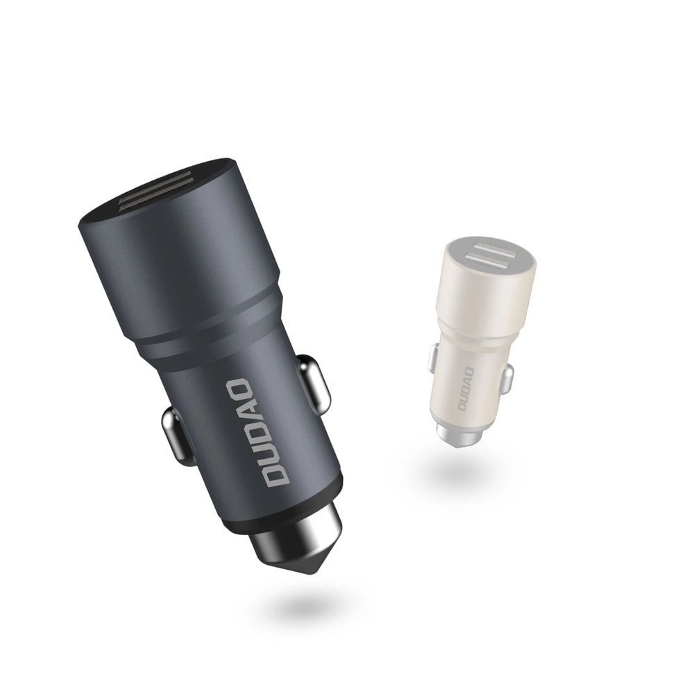 Dudao car charger 2x USB 3.1A gray (R5 gray)eng