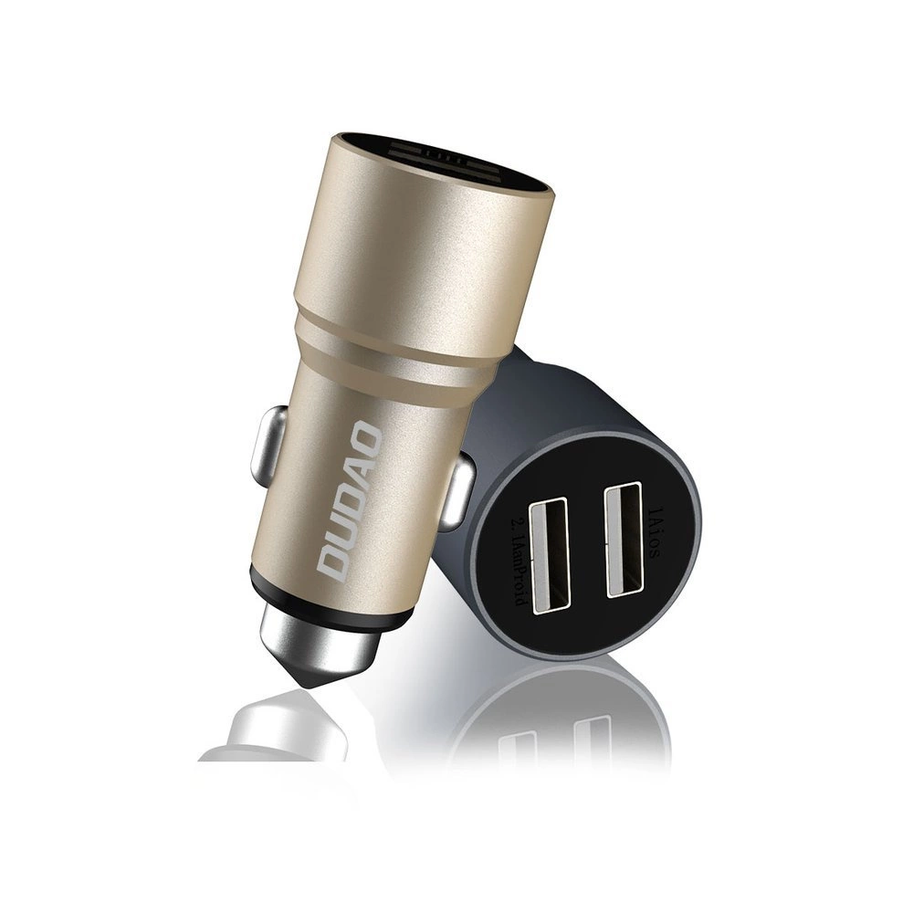 Dudao car charger 2x USB 3.1A gray (R5 gray)eng