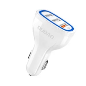Dudao car charger quick charge Quick Charge 3.0 QC3.0 2.4A 18W 3x USB white (R7S white)eng