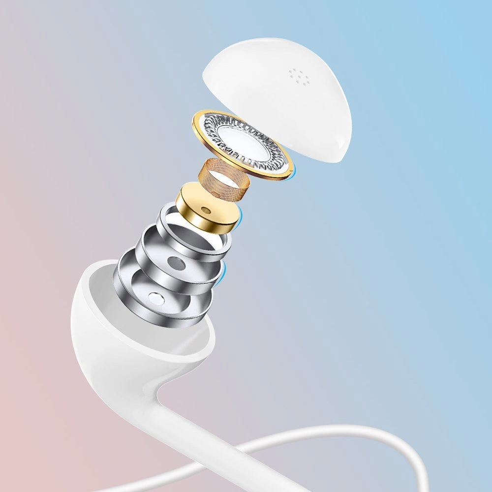 Dudao in-ear wired mini jack 3.5mm headset white (X10S white)eng