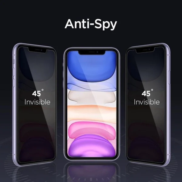 Spigen Glas.tR EZ Fit Privacy Tempered Glass for iPhone 11 / XReng