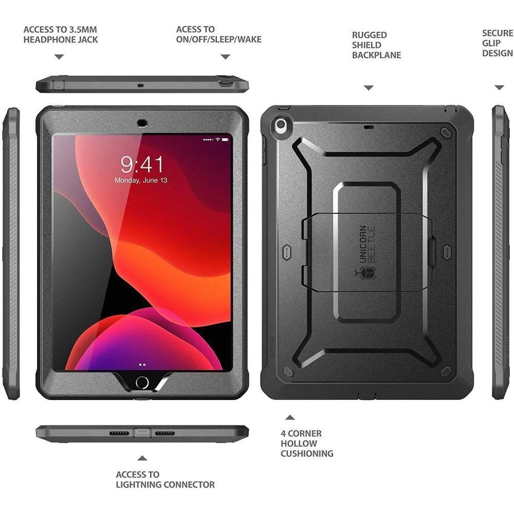 Supcase Unicorn Beetle Pro Case for iPad 10.2'' 2019 / 2020 / 2021 - Blackeng