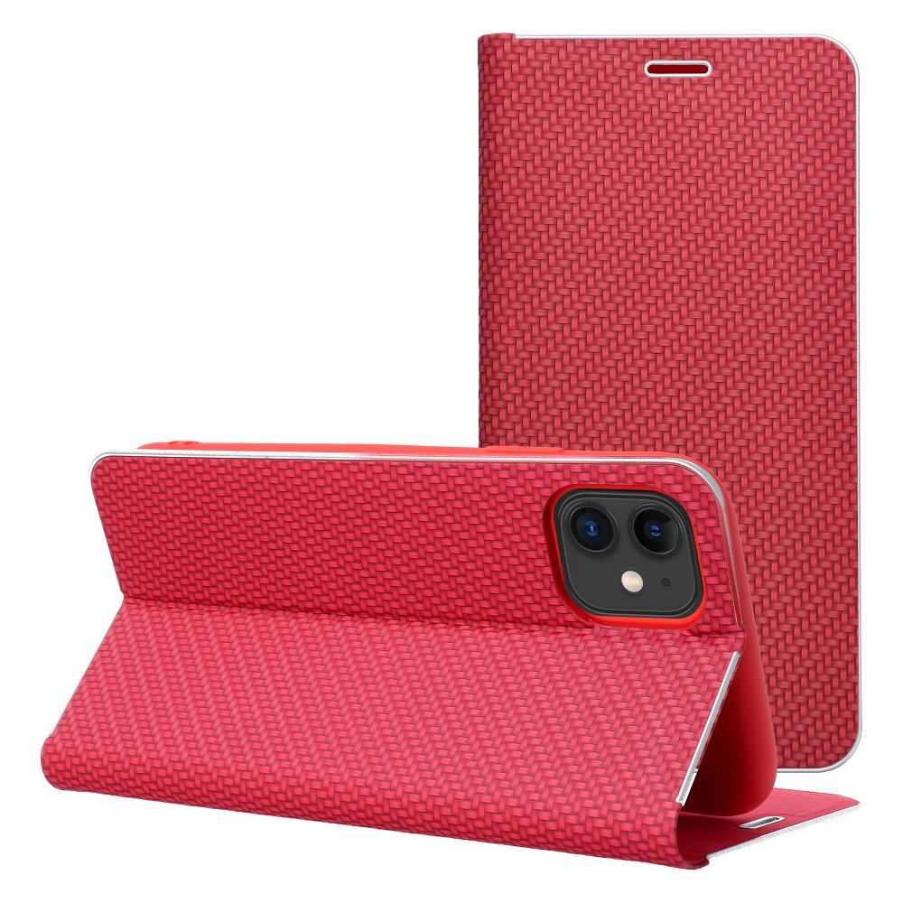 LUNA Book Carbon for IPHONE 17 Pro Max red