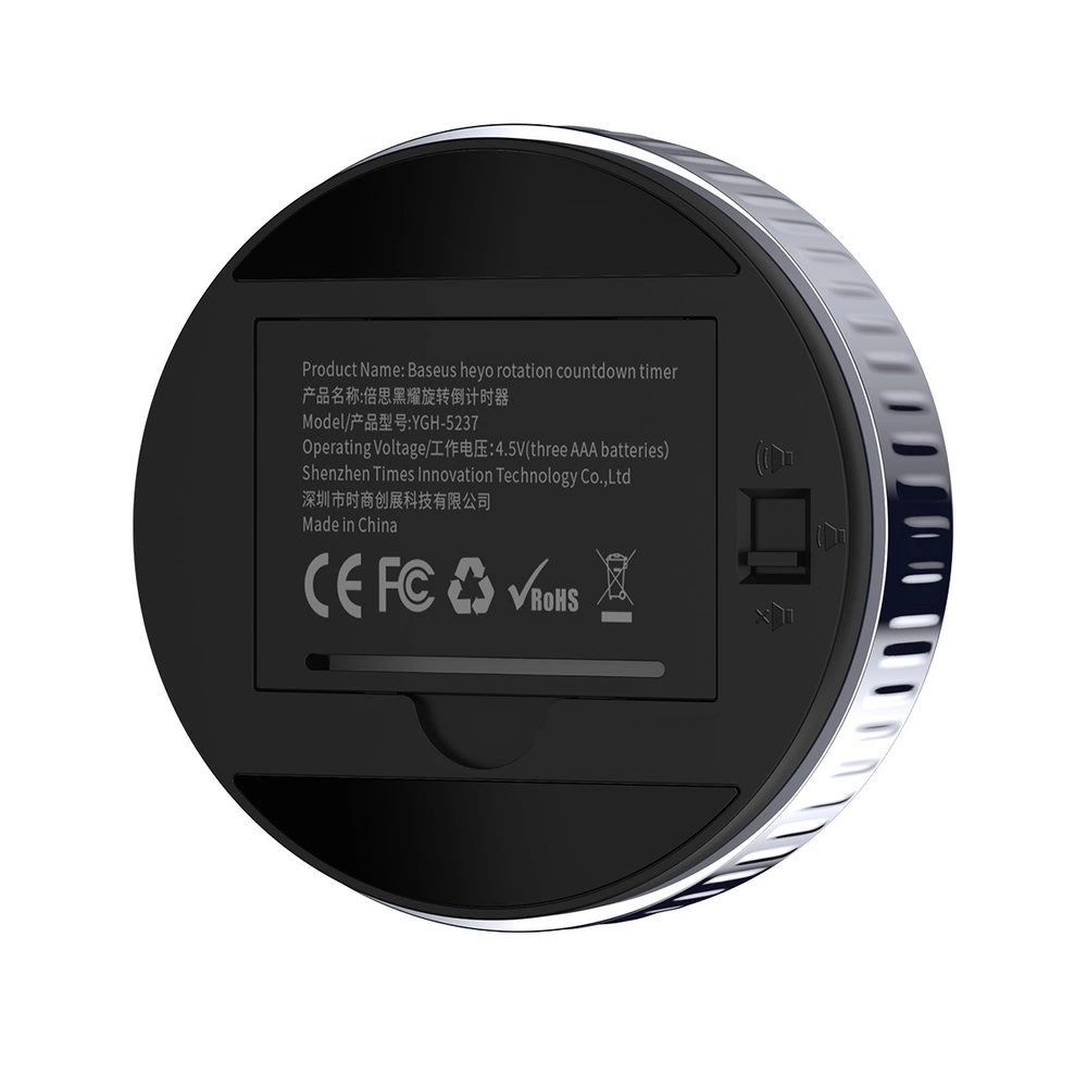 Baseus Heyo rotary timer electronic timer black timer (ACDJS-01)eng