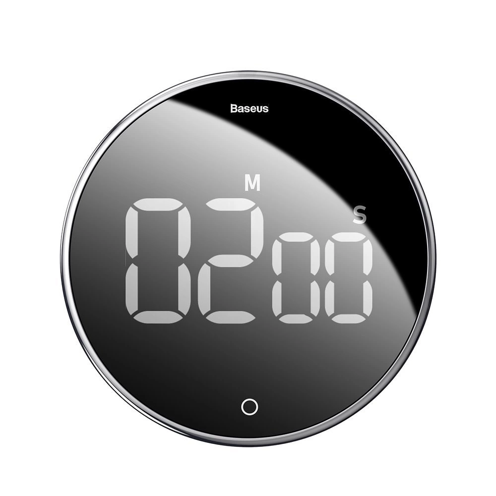 Baseus Heyo rotary timer electronic timer black timer (ACDJS-01)eng