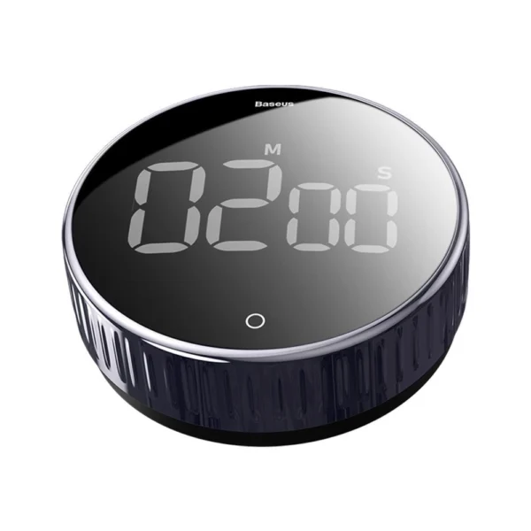 Baseus Heyo rotary timer electronic timer black timer (ACDJS-01)eng