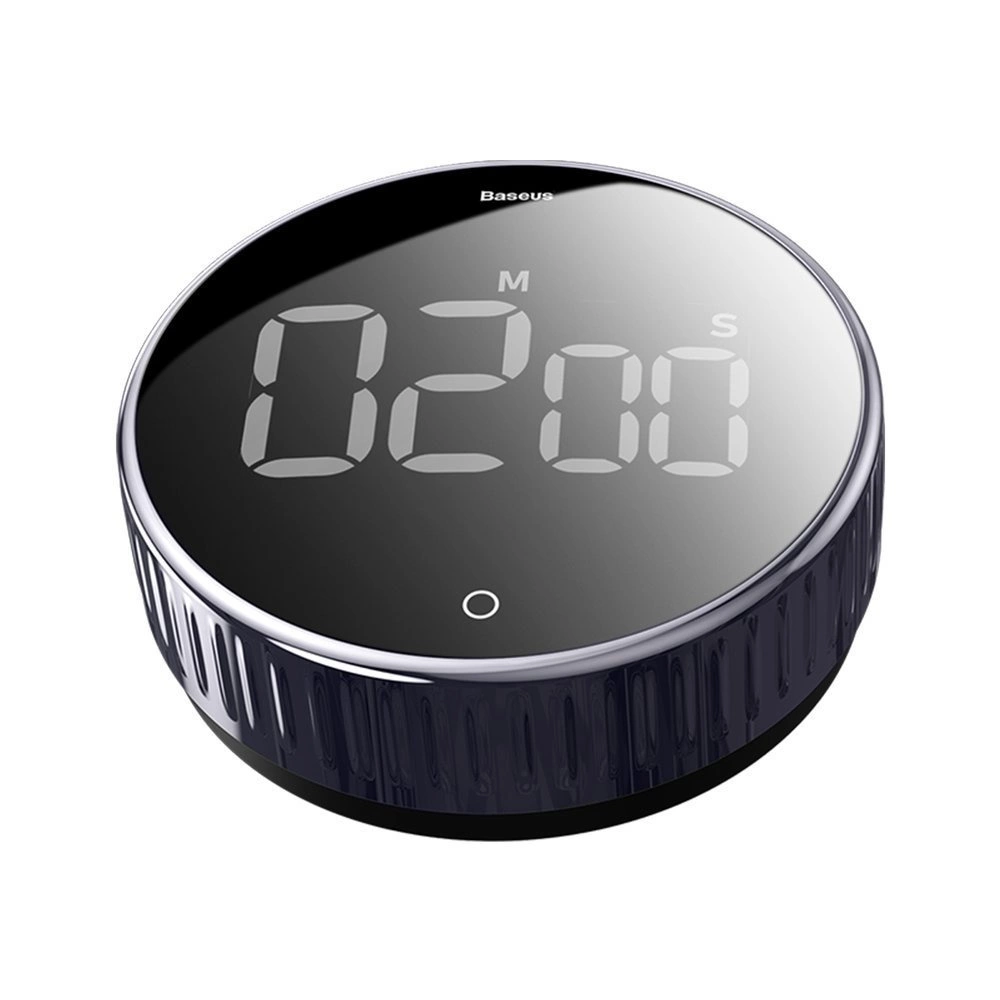 Baseus Heyo rotary timer electronic timer black timer (ACDJS-01)eng