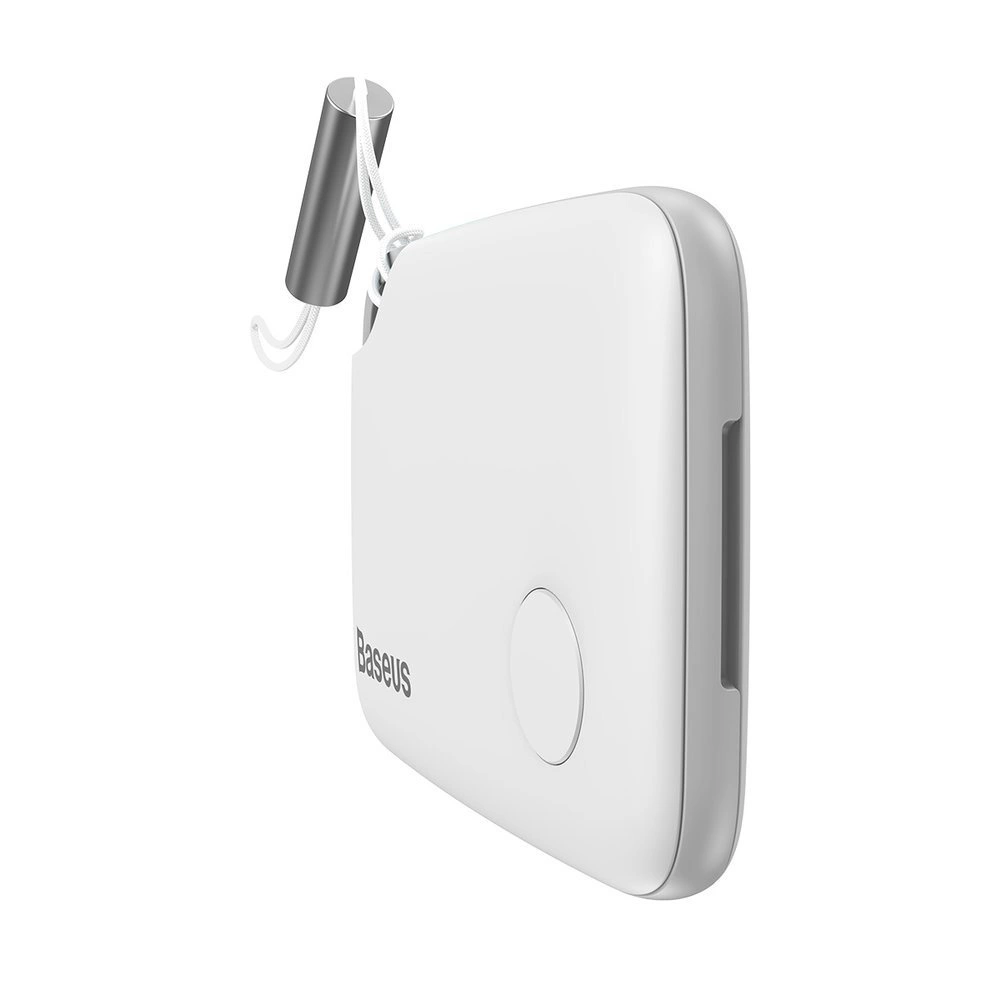 Baseus T2 keychain mini wireless key and other object finder white (ZLFDQT2-02)eng