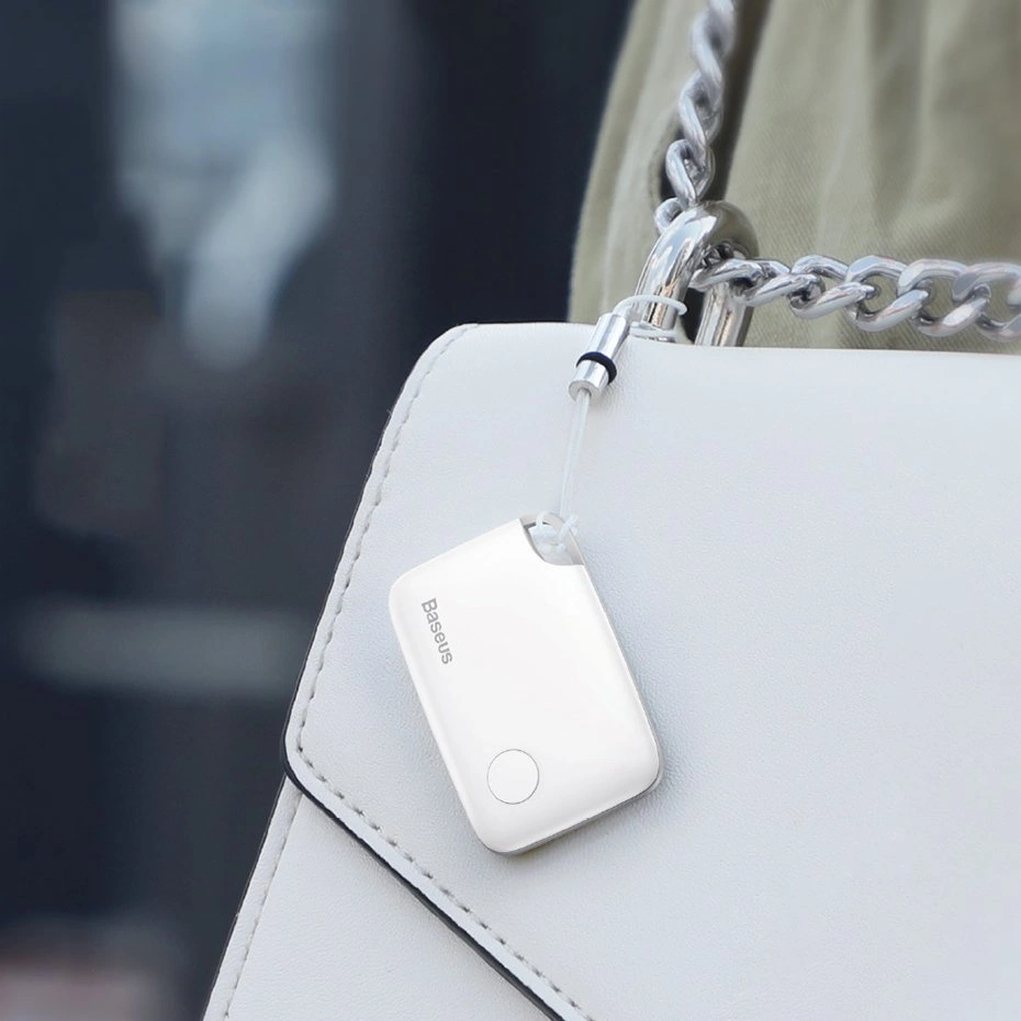 Baseus T2 keychain mini wireless key and other object finder white (ZLFDQT2-02)eng