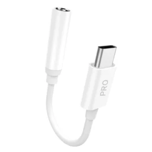 Dudao audio adapter headphone adapter from USB Type C to mini jack 3.5 mm white (L16CPro white)eng