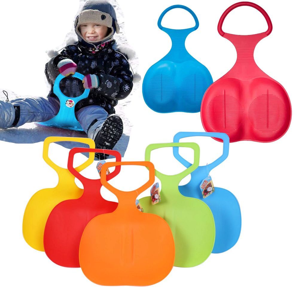 Slide for snow "Apple shape" RC-K-1218 green