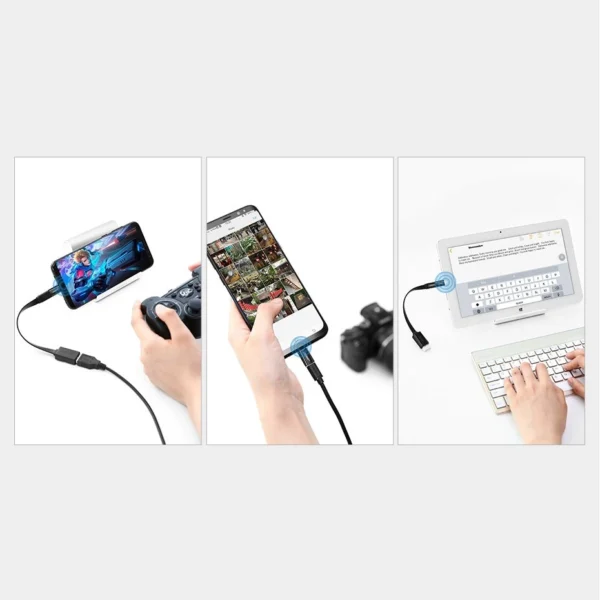 Ugreen adapter micro USB to USB Type C adapter black (30391)eng