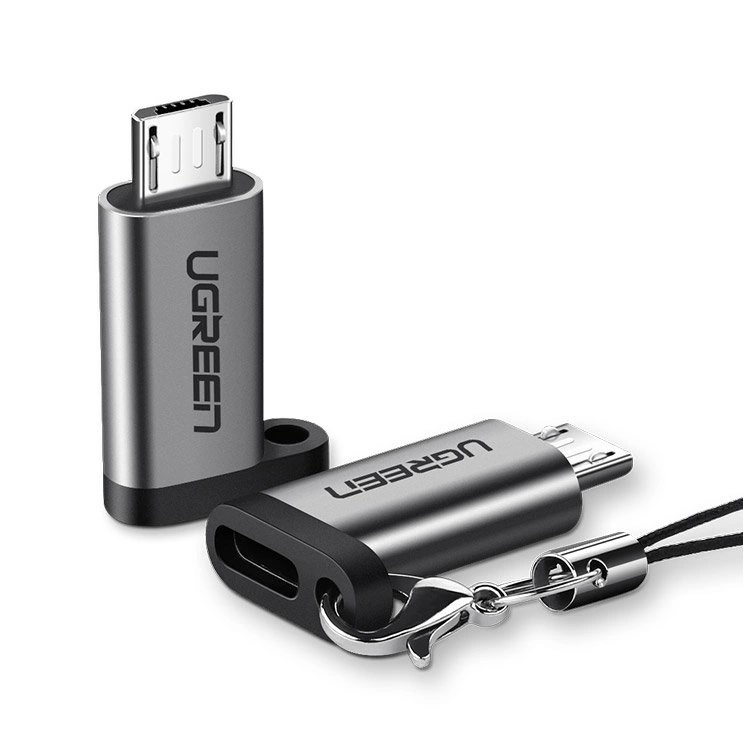 Ugreen adapter USB Type C to micro USB adapter gray (50590)eng