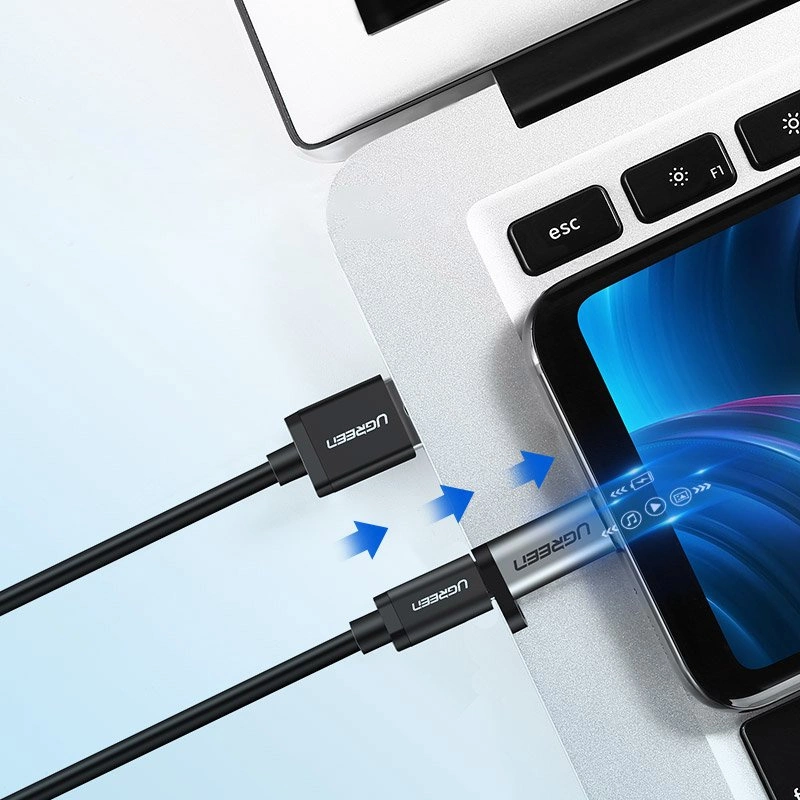 Ugreen adapter USB Type C to micro USB adapter gray (50590)eng