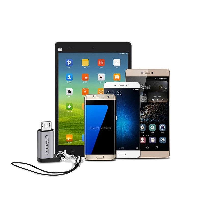 Ugreen adapter USB Type C to micro USB adapter gray (50590)eng