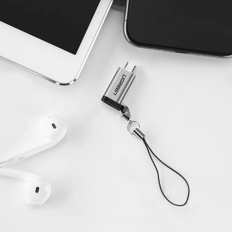 Ugreen adapter USB Type C to micro USB adapter gray (50590)eng
