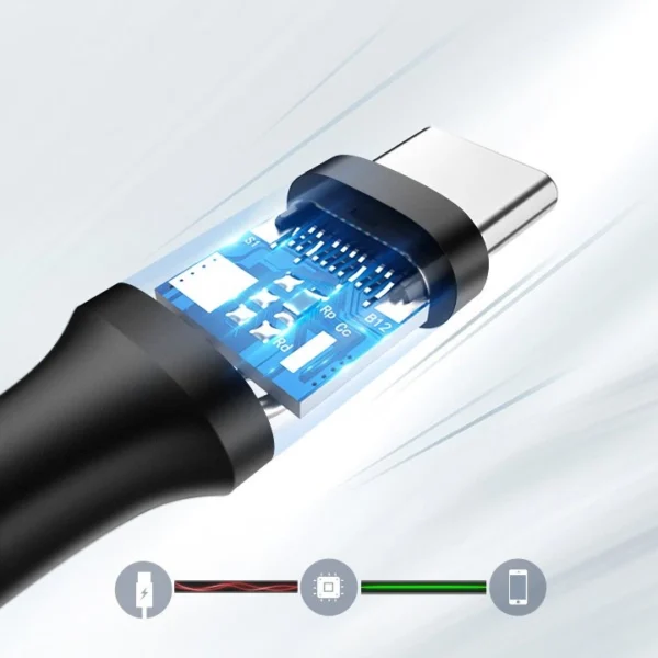 Ugreen US287 60118 USB-A / USB-C 3A cable 2m - blackeng