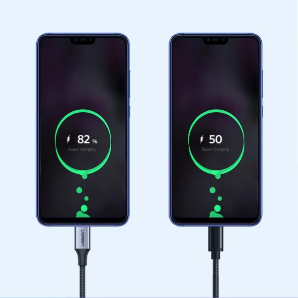 Ugreen US288 60125 USB-A / USB-C QC 3.0 3A 0.5m cable - grayeng