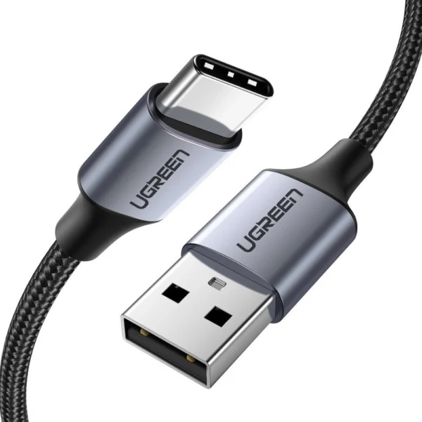 Ugreen US288 60128 USB-A / USB-C QC 3.0 3A 2m cable - grayeng