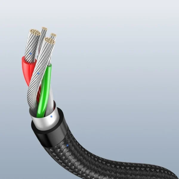 Ugreen US284 50942 USB-A (straight) / USB-C (angled) cable 3A 2m - grayeng