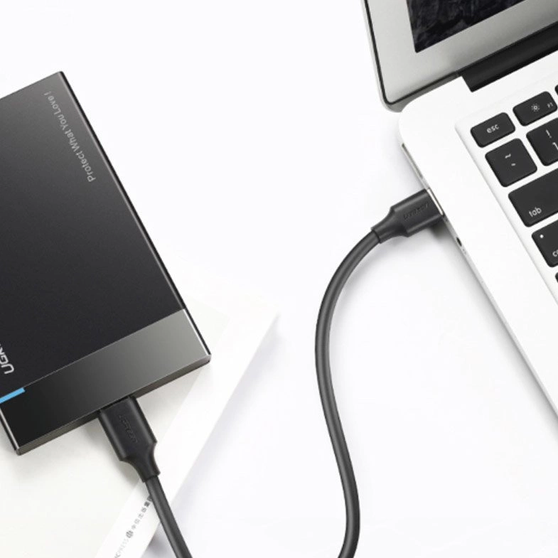 Ugreen US184 20882 USB-A 3.0 / USB-C 3A cable 1m - blackeng