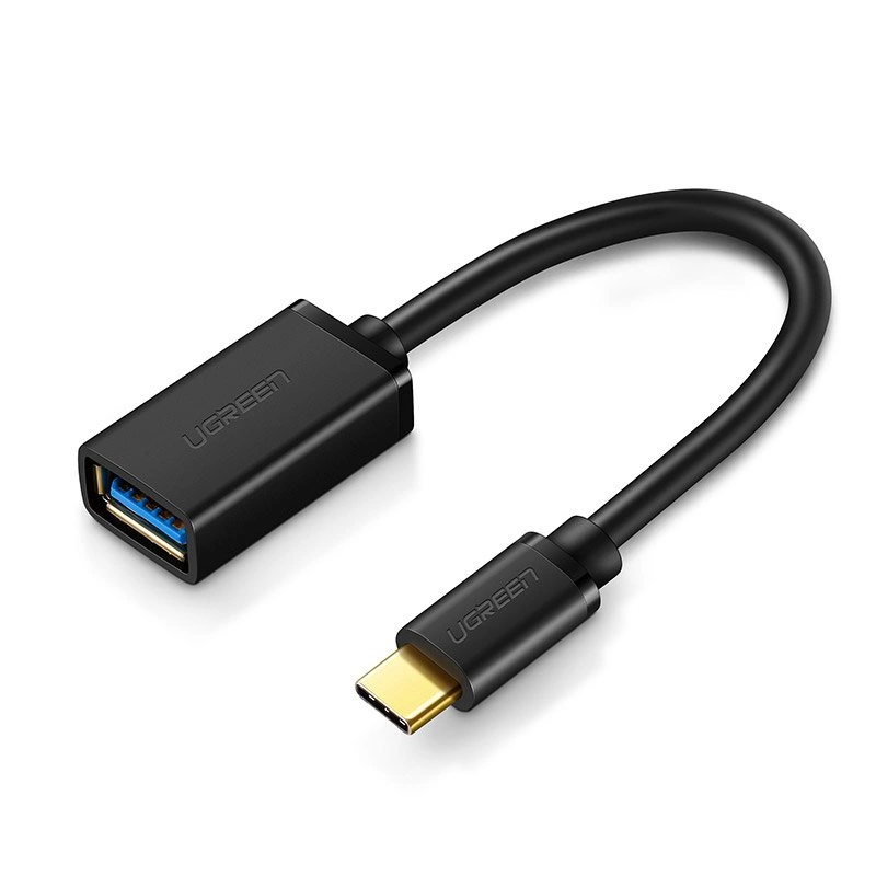 Ugreen US154 30701 USB-A 3.0 (female) / USB-C 3.0 (male) OTG adapter - blackeng
