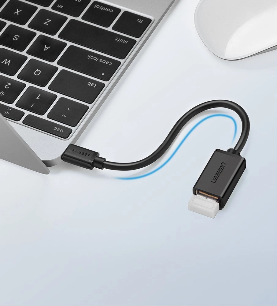 Ugreen US154 30701 USB-A 3.0 (female) / USB-C 3.0 (male) OTG adapter - blackeng