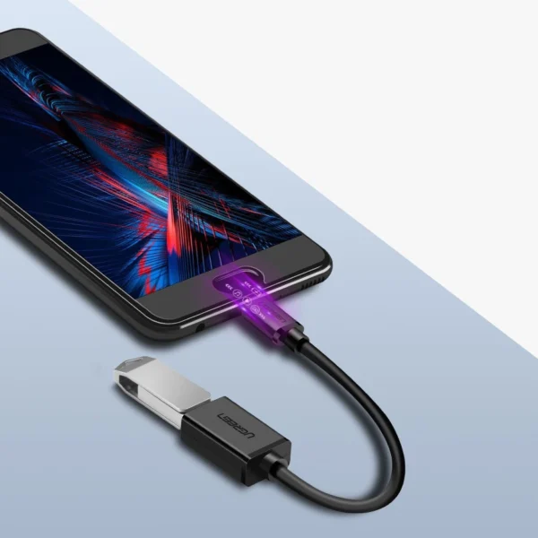 Ugreen US154 30701 USB-A 3.0 (female) / USB-C 3.0 (male) OTG adapter - blackeng