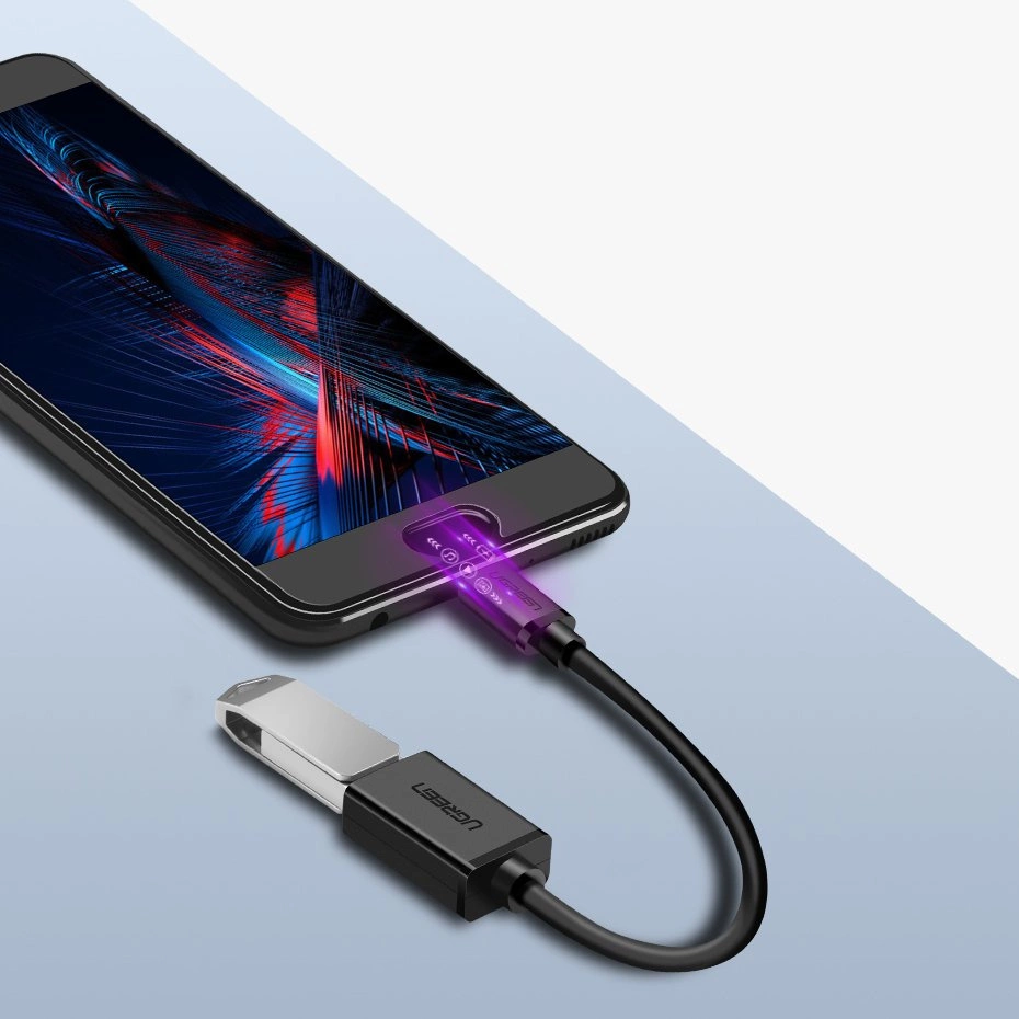 Ugreen US154 30701 USB-A 3.0 (female) / USB-C 3.0 (male) OTG adapter - blackeng